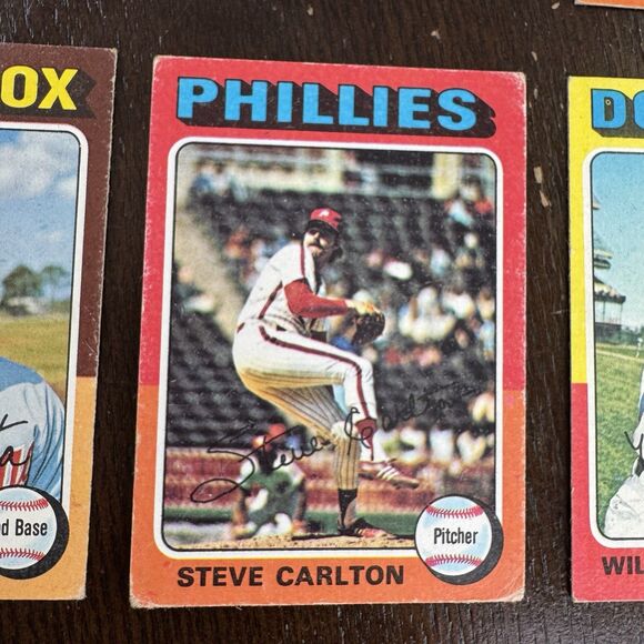 1975 Topps Baseball 12 Card Lot w Steve Carlton Cesar Tovar Mel Stottlemyre - Picture 12 of 13